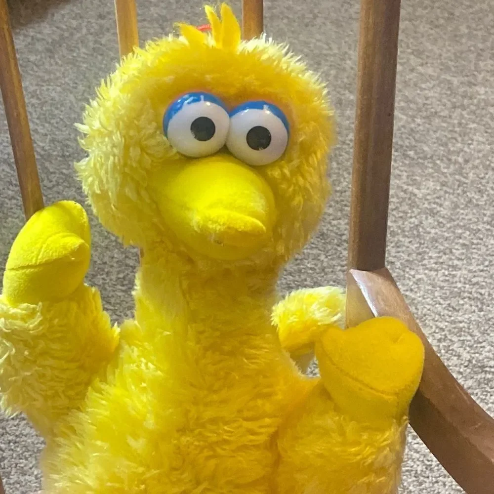 Vintage Big Sesame Street Bird Plush Doll